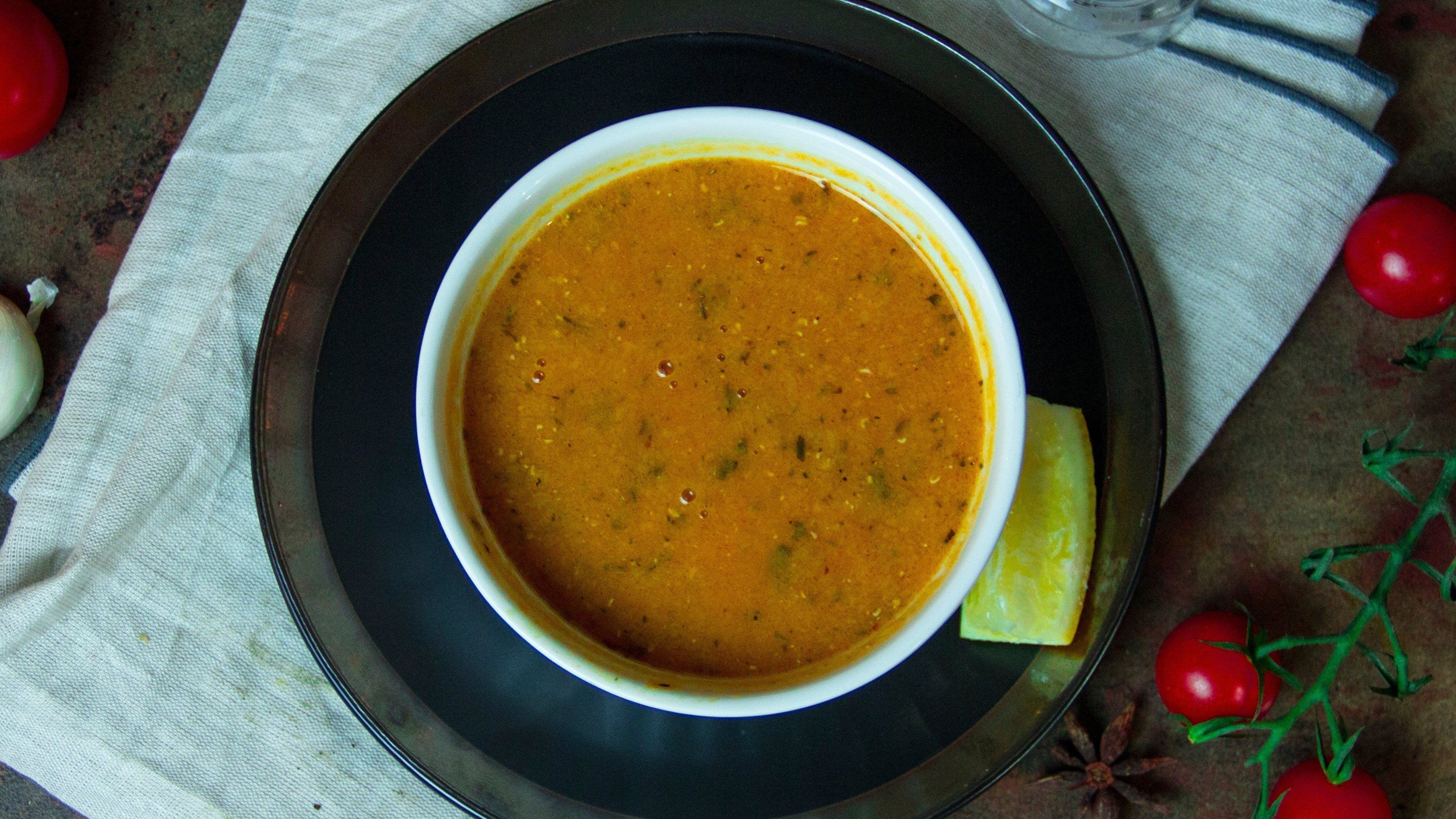 Soupe de lentilles Corail