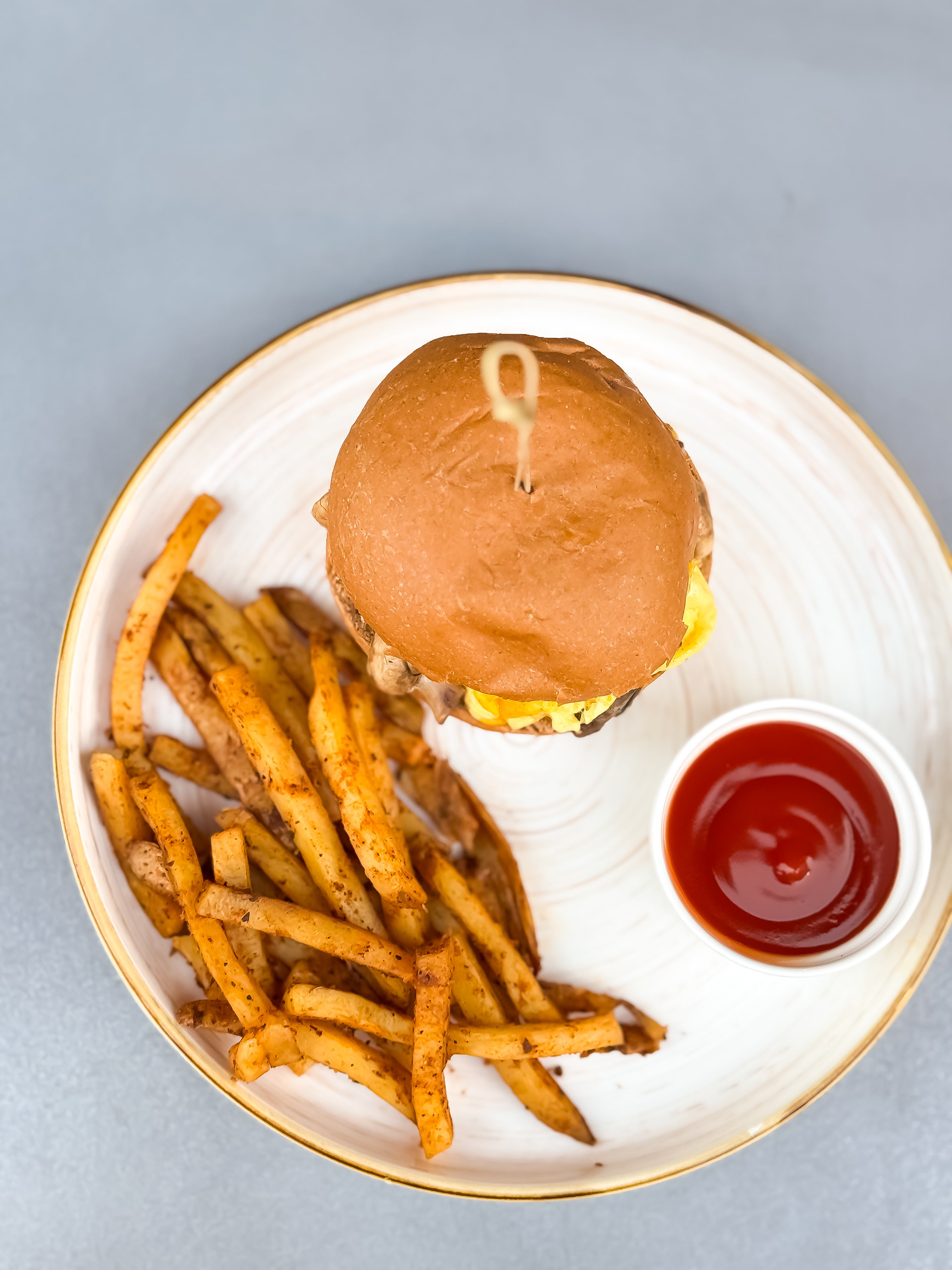 Egg Burger With Mushroom - New
