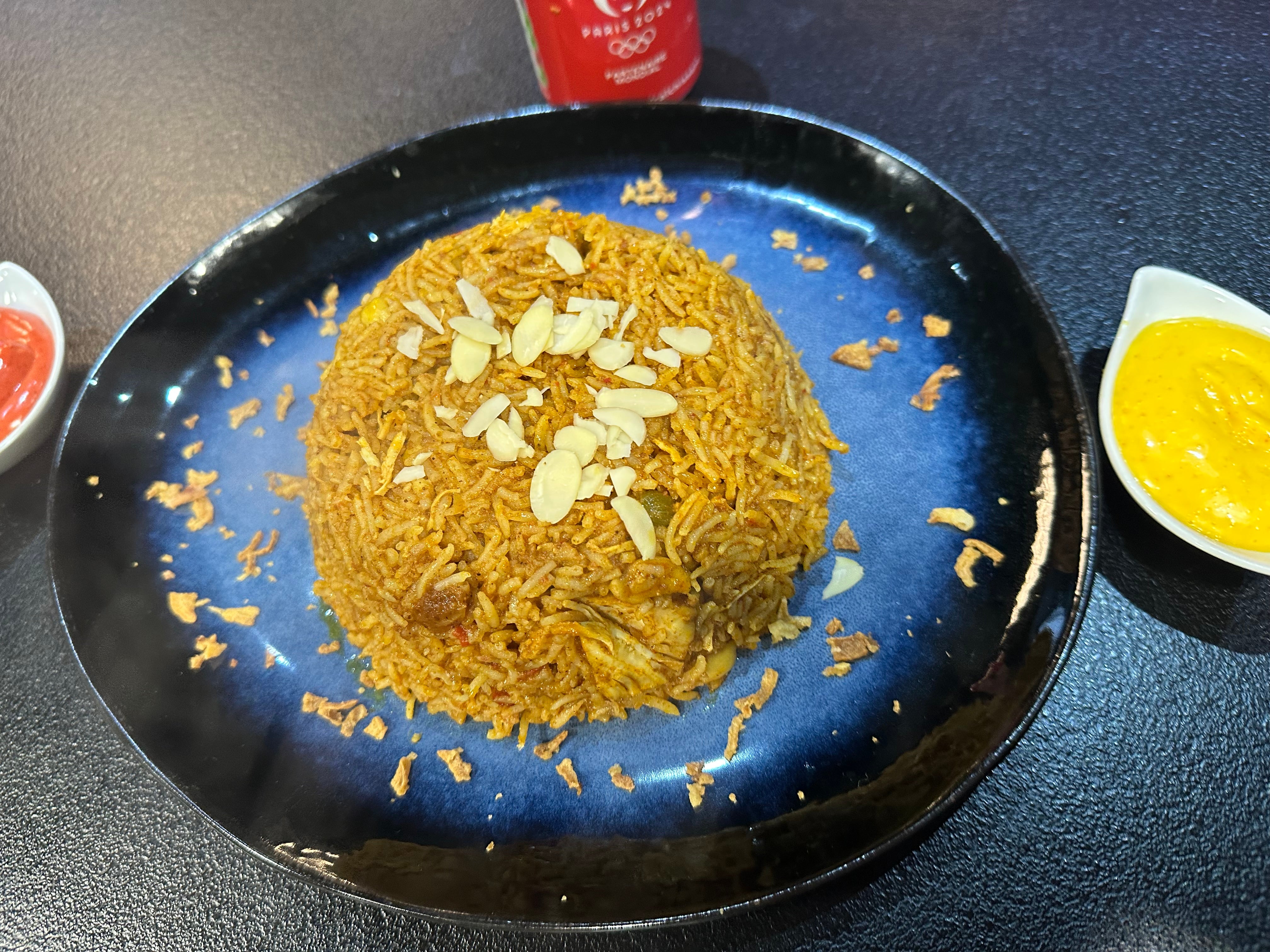 Menu biryani bœuf