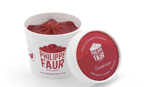 Glace Framboise Philippe Faur